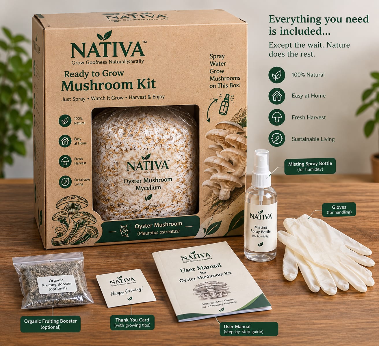 Mushroom DIY Grow Kit